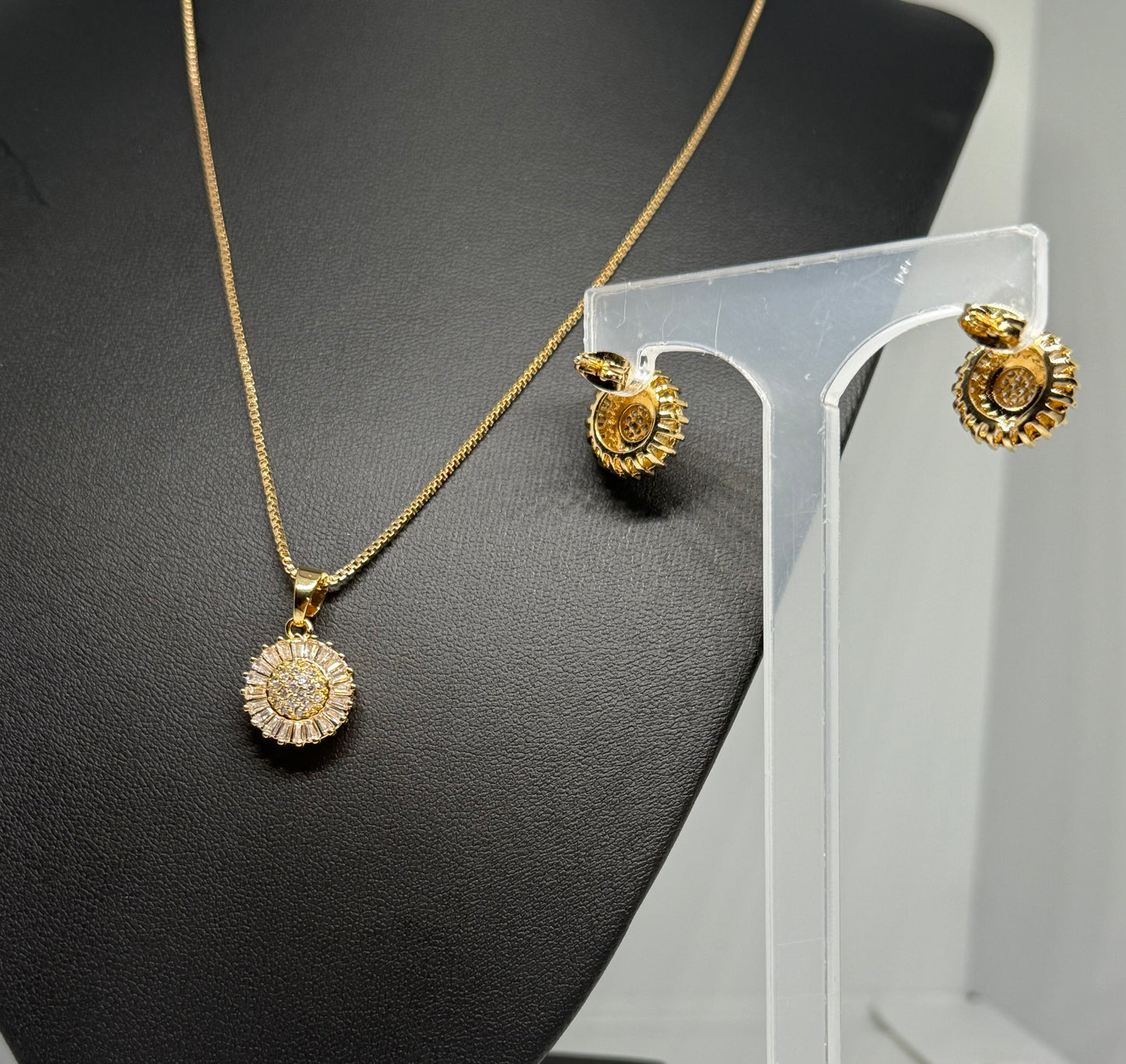 Sunflower Neckalace set