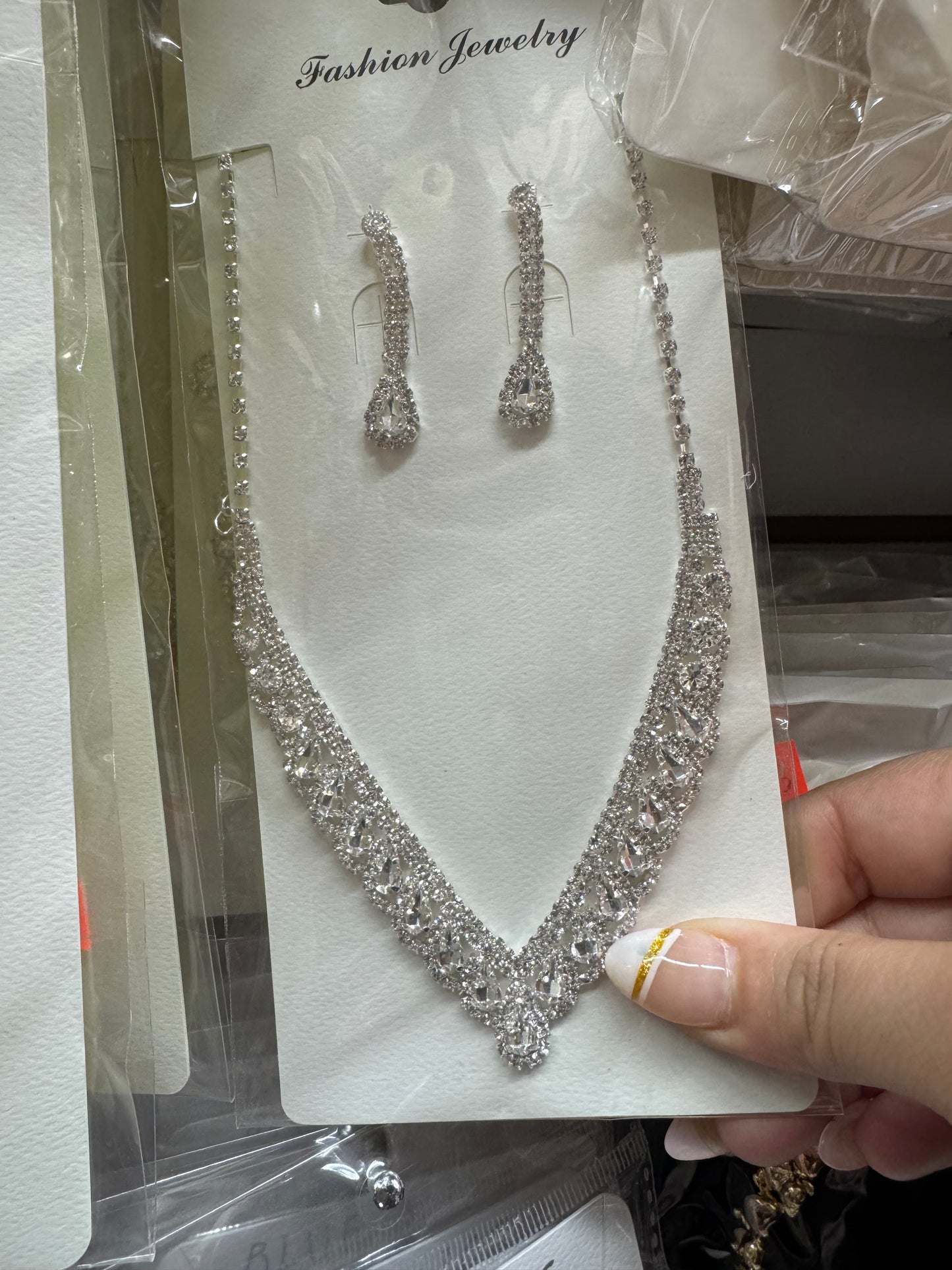 Prom Neckalace & Earrings Set