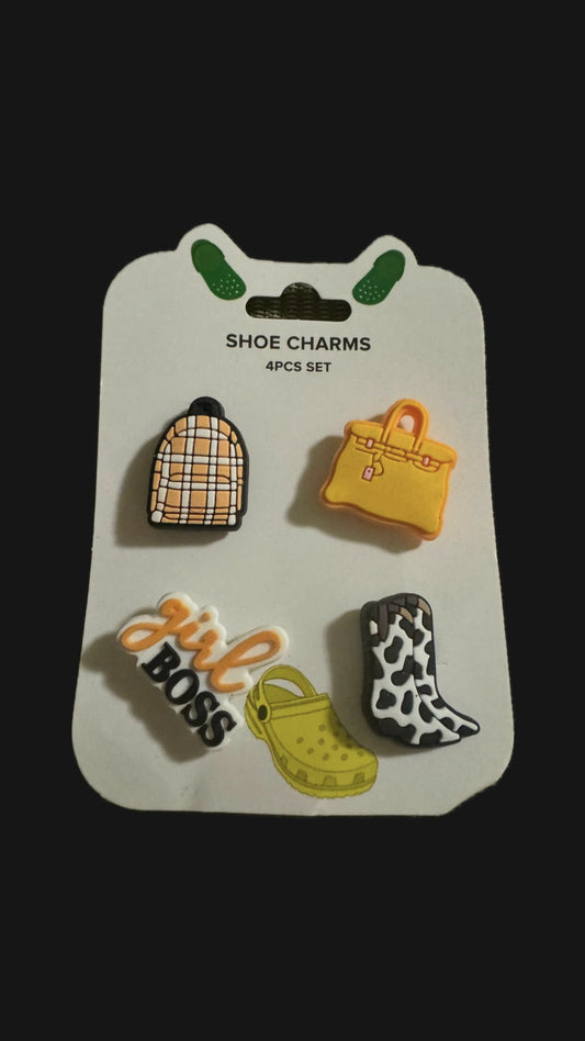 Girl Boss Croc/Charm Set