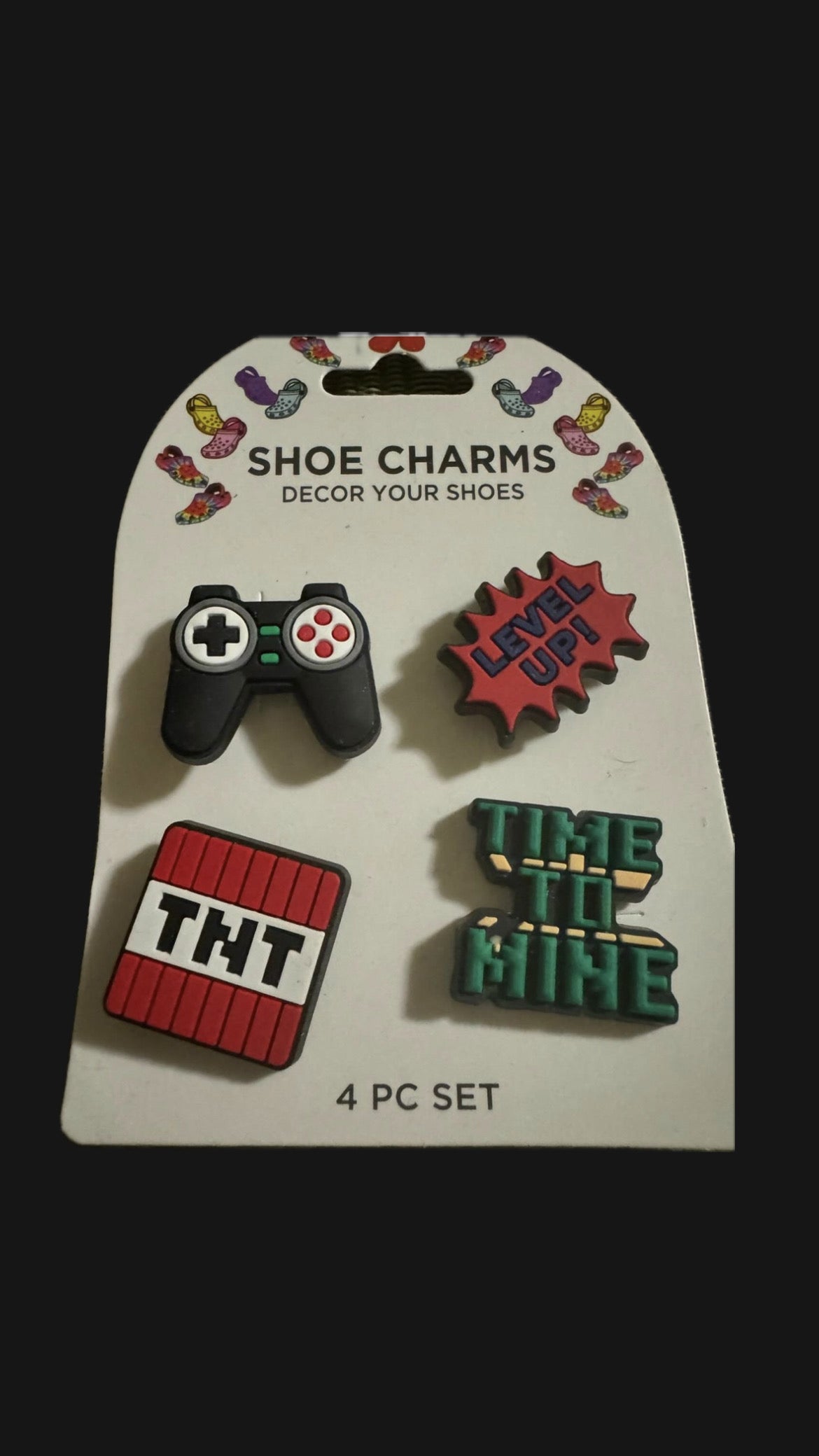 Gamer Croc/Shoe Charm Set