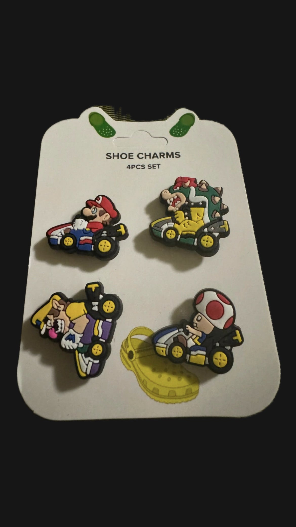 Mario Kart Croc/Shoe Charm Set