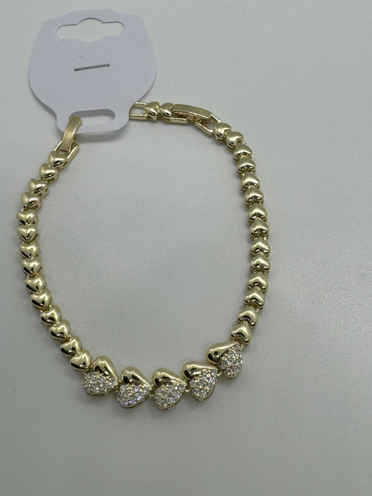 Stainless Steel Heart Bracelet