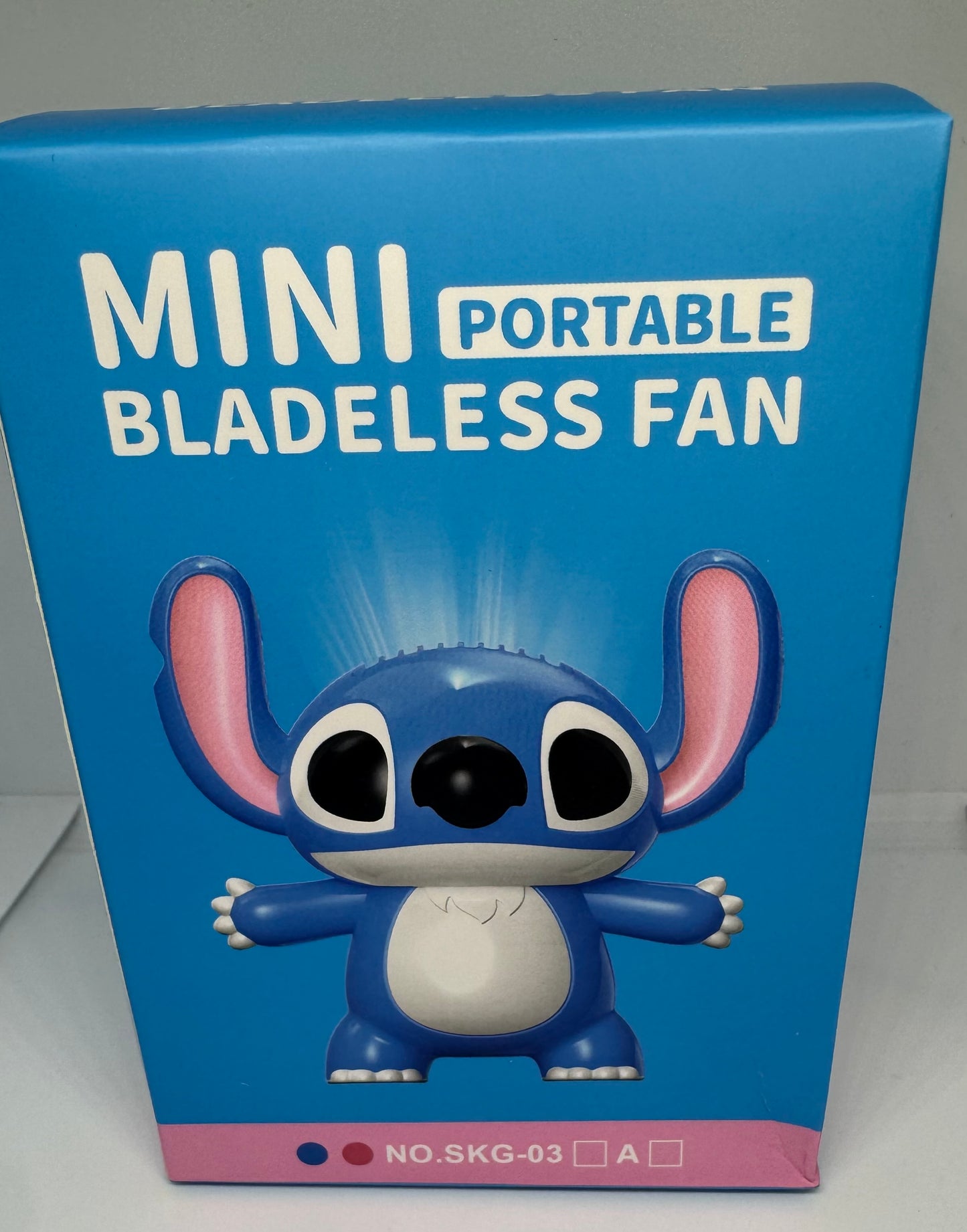 Blue Stitch Mini Fan