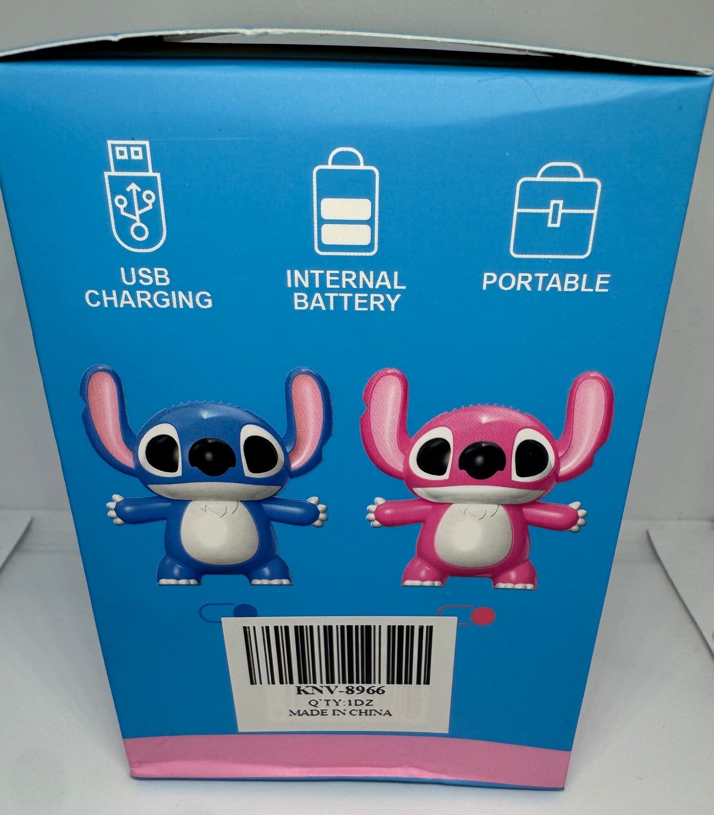 Blue Stitch Mini Fan