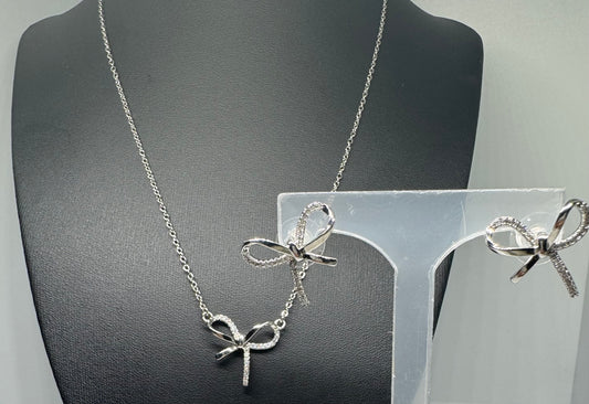 Silver Neckalace Set