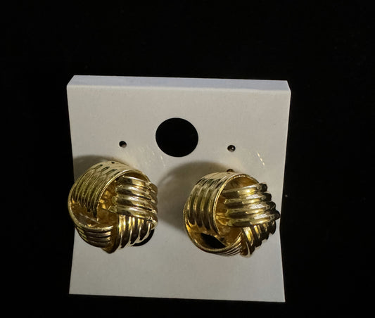 Stainless Steel Love Knot Studs